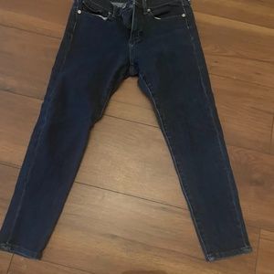 Banana Republic dark blue skinny jeans